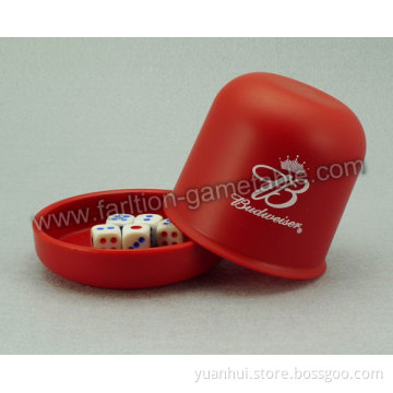 Budweiser Promotion Dice Cup Set